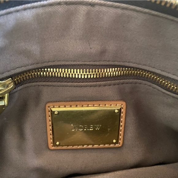 J. Crew Leather Black medium biennial satchel. Handbag w alt shoulder strap - Picture 13 of 13